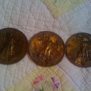 MCMVII twenty dollar coins st gaudens - US Coins