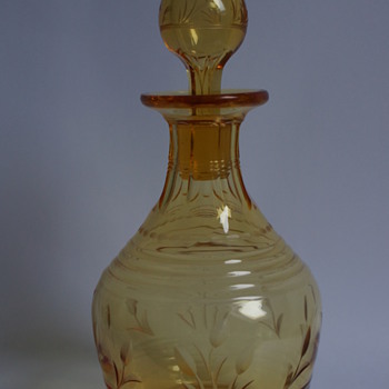 Stuart Amber Decanter