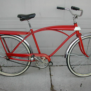 1950s - 60s tank bike w/ light - Outdoor Sports