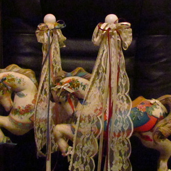 Fabric - Stuffed Carousel Horses - Animals