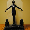 1929 Frankart Deco Nude Silhouette Lamp