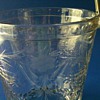 GLASS ETCHED WHEEL CUT ICE BUCKET FOSTORIA?