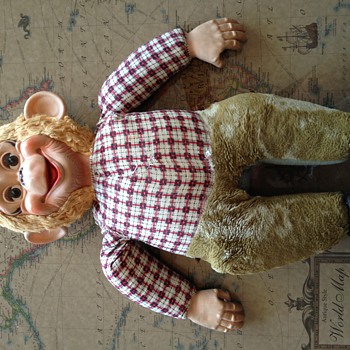 Curious western chimp toy
