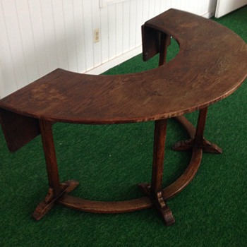 Antique Wine Tasting Table - Arts and Crafts