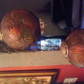 Chain hanging lamps