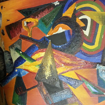 BENJAMIN HOFFMAN ABRAMOWITZ's Abstract Painting - Visual Art