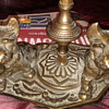 Hubley Double Scottie Lamp