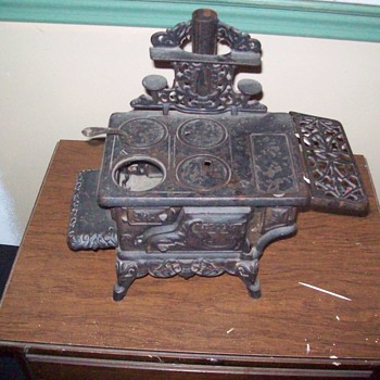 My antique Miniture Wood burning cook stove.