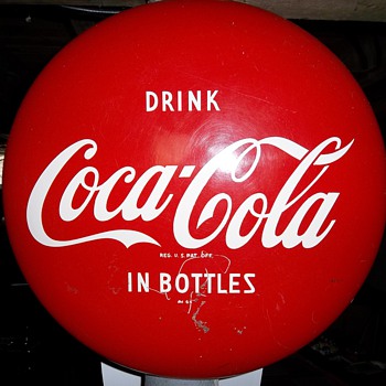 Vintage 16 inch Button Sign