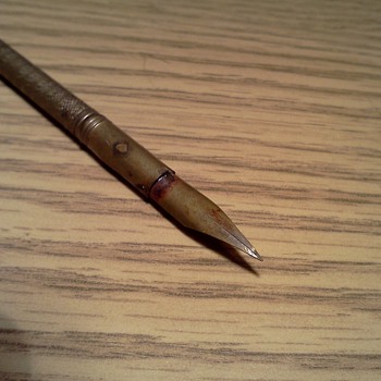 Antique Dip Pen? Mother of Pearl & Brass? 1800's? 1900's?