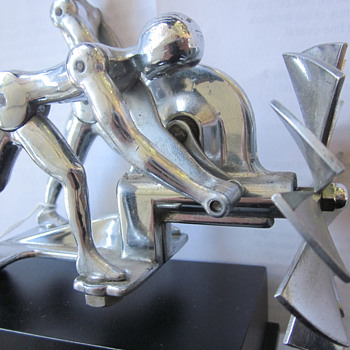 The Action Twins Hood Ornament, 1931