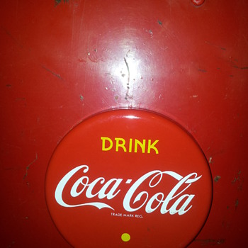 1990's Coca-Cola Porcelain Button - Coca-Cola