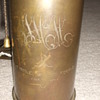 Phillipine Insurrection Trench Art lamp c. 1904