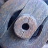 wooden wheels.