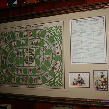 1843 Mansion of Happiness Game~W. & S.B. Ives - Games