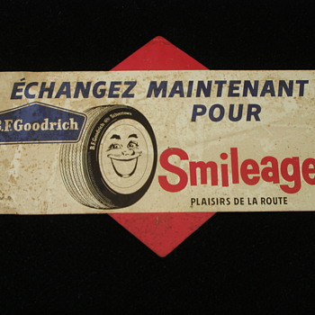 French BF Goodrich tire signs