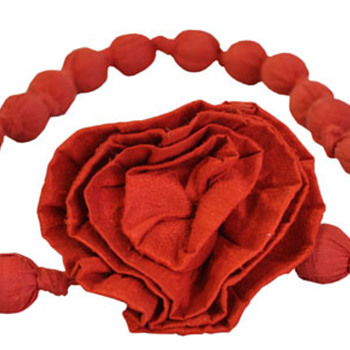 Silk Rosette Knotted Belt - Accessories