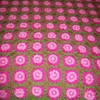 1 of 3 - Afghan - Rose Red Afghan - Vintage