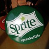 Sprite sign enamel  Ø  40 cm (15,74 inch), found it in Holland late 70`s