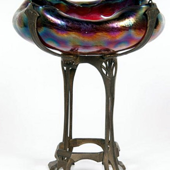 Loetz/Signed Compote - Art Glass