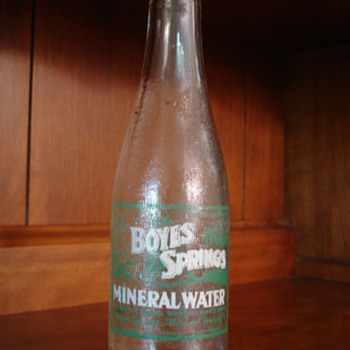 Boyes Springs Mineral Water - Bottles