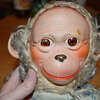 Vintage monkey doll with moving eyes
