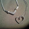 silver necklaces with diamonds