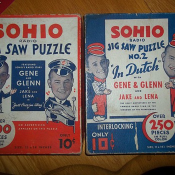 1933 SOHIO PETROLEUM PUZZLES - Games