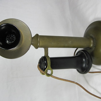 Western Electric Candlestick 20AL Not Nickel Plated - Telephones