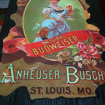 Budweiser wall hanger