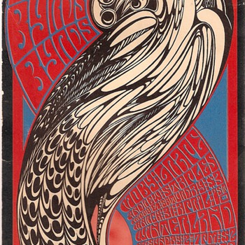 Byrds Byrds Byrds poster and postcard, 1967 - Posters and Prints