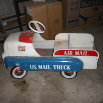 old kiddie car from dads garage