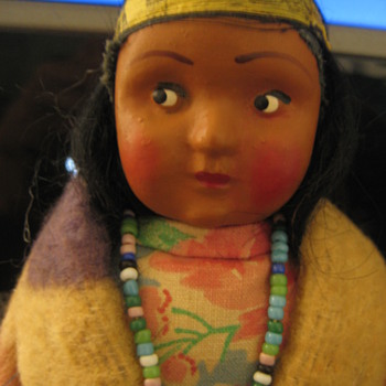 Vintage Indian Doll - Dolls