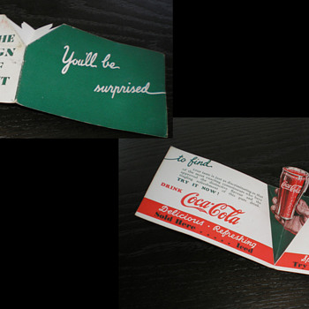 1930s Coca-Cola Sales Pieces Introducing Coca-Cola in London England
