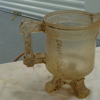 Glass creamer ?? with footed - Kitchen