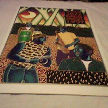 NEVILLE BROTHERS NEW ORLEANS JAZZ FESTIVAL 1997 ARTWORK
