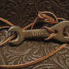 Dille & McGuire "1893" Cast Iron Wrench made into necklace