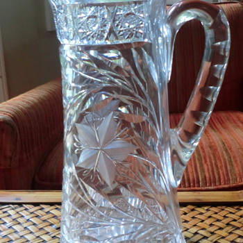 Gorgeous Lead Crystal Pitcher - Glassware