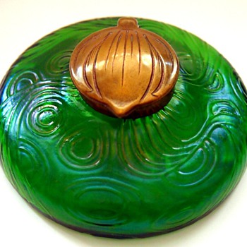 KRALIK GREEN SPIRALOPTISCH INKWELL