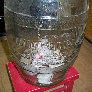 Gem Dandy Electric Churn glass churning jar - Kitchen