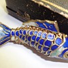 Chinese so called cloisonne fish pendant
