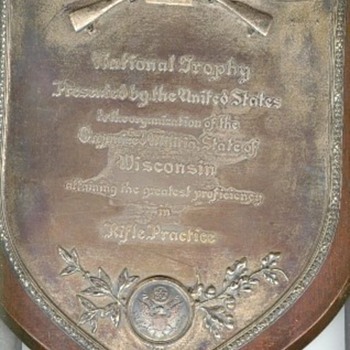 National  Trophy Plaque - Military and Wartime