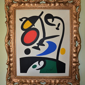 A Beautiful Miro Print finds a New Frame - Posters and Prints