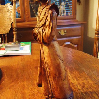 Repost Need help! What is this made of? Statue Manchu Man? - Asian