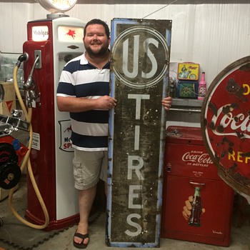 US Tires sign - Petroliana