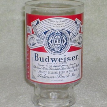 Budweiser Beer Glass
