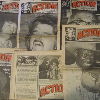 Vintage 1970's Action-The Progressive Magazines from San Antonio