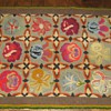 Wool latch-hook rug 1930's?