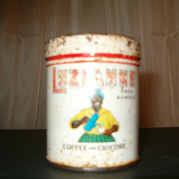 RARE Coffee Tin/ Cookie Cutter - Advertising