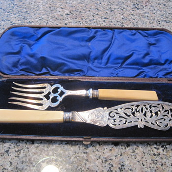 Mystery Knife and Fork Service Set